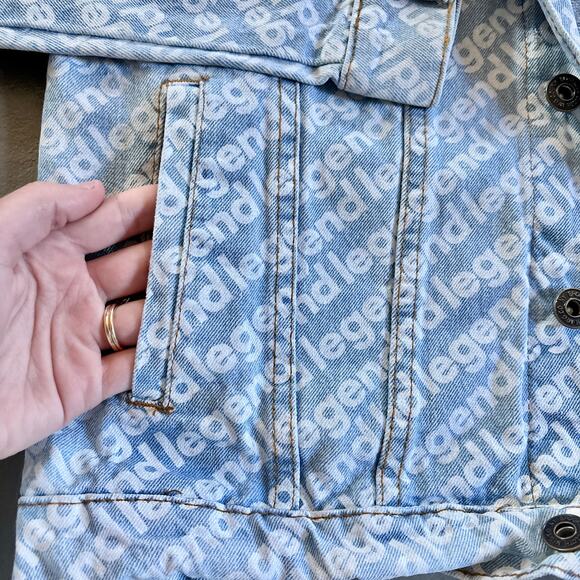 Brooklyn Cloth Legend Denim Jacket Light Wash Mens Size Medium - Picture 3 of 10